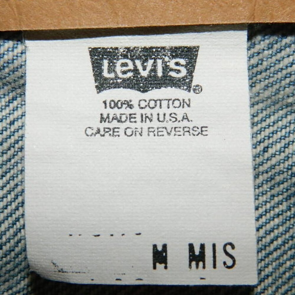 Women's Levi's Denim Trucker Jeans Jacket Vintage Type III Size Medium - Picture 5 of 12